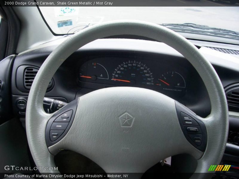 Shale Green Metallic / Mist Gray 2000 Dodge Grand Caravan
