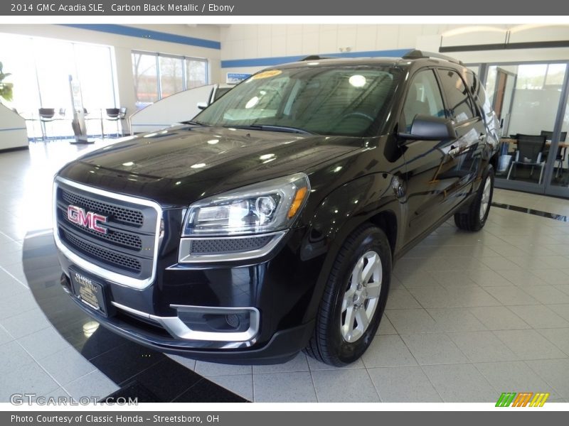 Carbon Black Metallic / Ebony 2014 GMC Acadia SLE
