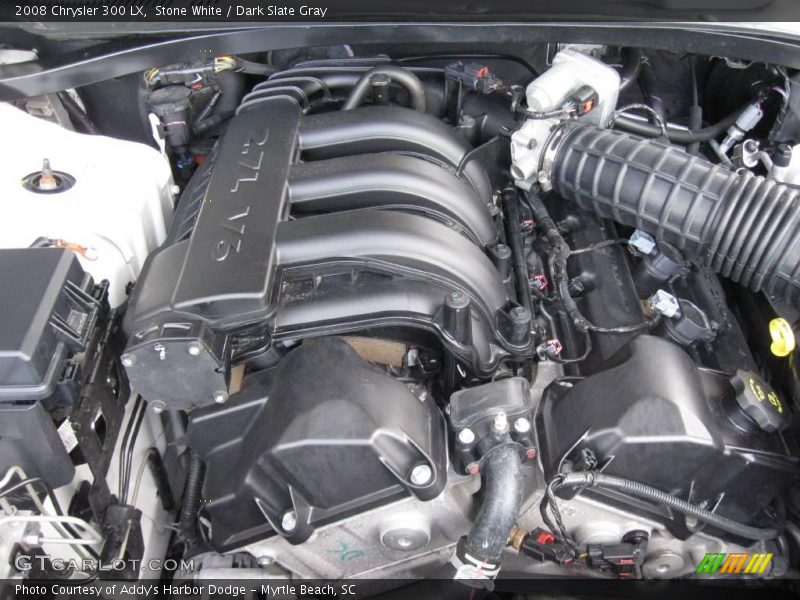 Stone White / Dark Slate Gray 2008 Chrysler 300 LX