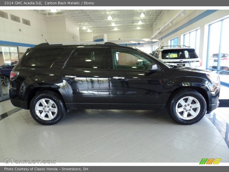 Carbon Black Metallic / Ebony 2014 GMC Acadia SLE