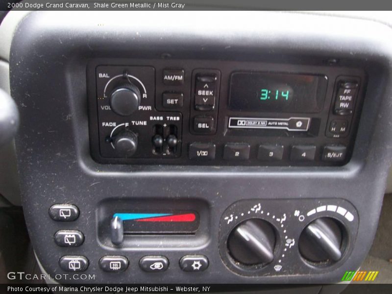 Shale Green Metallic / Mist Gray 2000 Dodge Grand Caravan