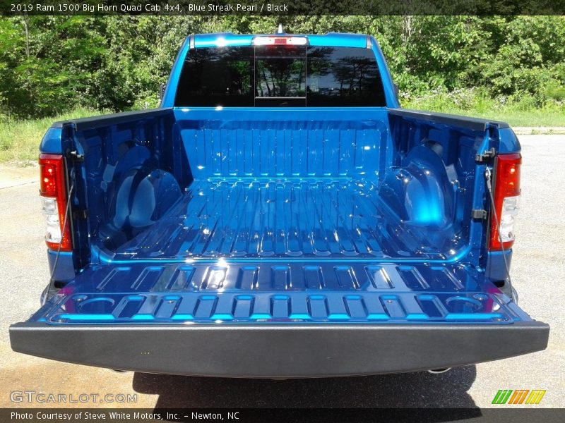 Blue Streak Pearl / Black 2019 Ram 1500 Big Horn Quad Cab 4x4