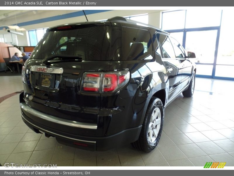 Carbon Black Metallic / Ebony 2014 GMC Acadia SLE