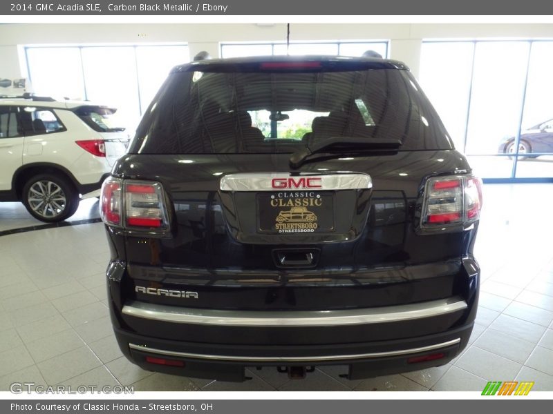 Carbon Black Metallic / Ebony 2014 GMC Acadia SLE