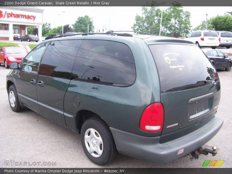 Shale Green Metallic / Mist Gray 2000 Dodge Grand Caravan