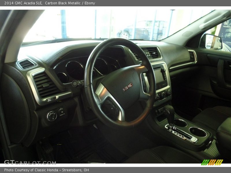 Carbon Black Metallic / Ebony 2014 GMC Acadia SLE