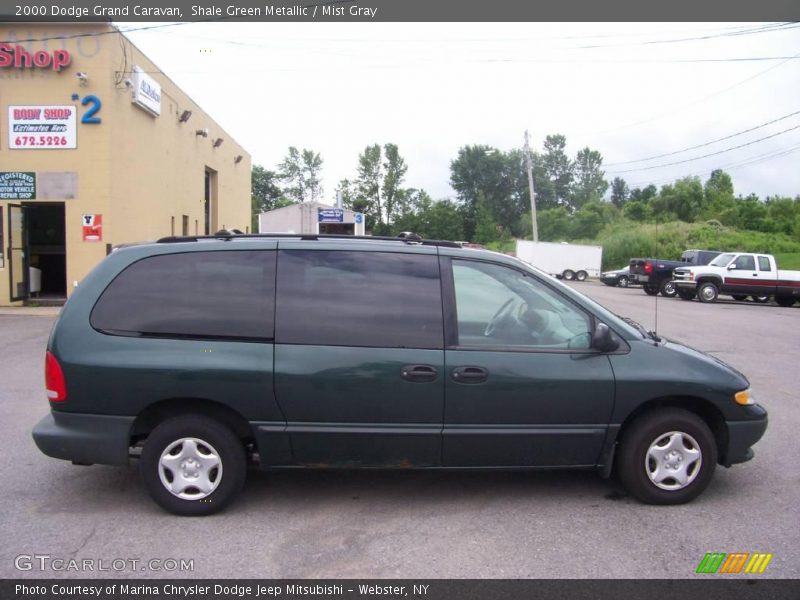 Shale Green Metallic / Mist Gray 2000 Dodge Grand Caravan