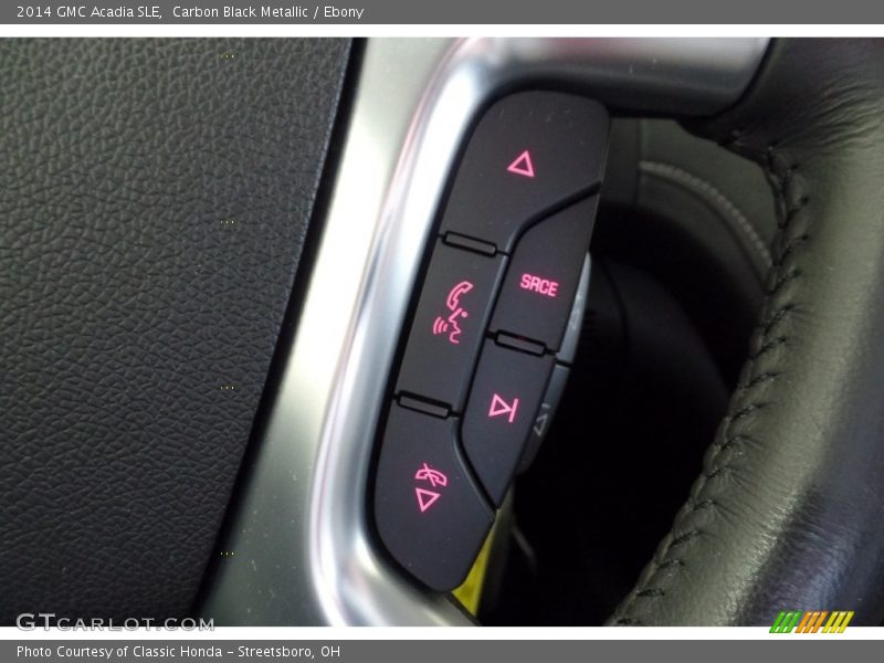 Carbon Black Metallic / Ebony 2014 GMC Acadia SLE