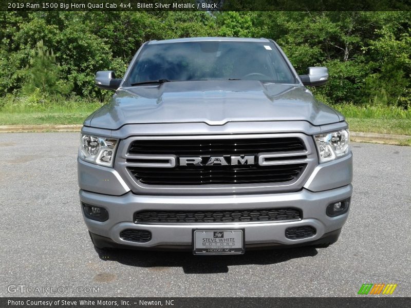 Billett Silver Metallic / Black 2019 Ram 1500 Big Horn Quad Cab 4x4