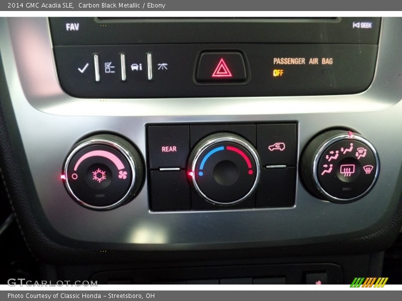 Carbon Black Metallic / Ebony 2014 GMC Acadia SLE