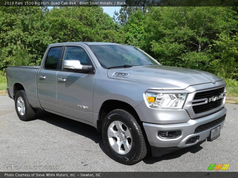 Billett Silver Metallic / Black 2019 Ram 1500 Big Horn Quad Cab 4x4