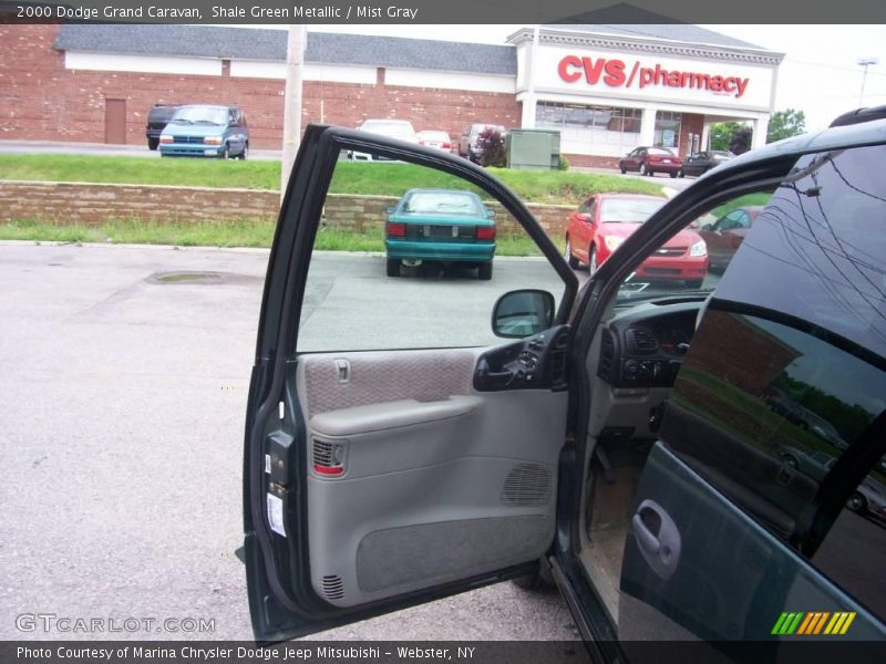 Shale Green Metallic / Mist Gray 2000 Dodge Grand Caravan
