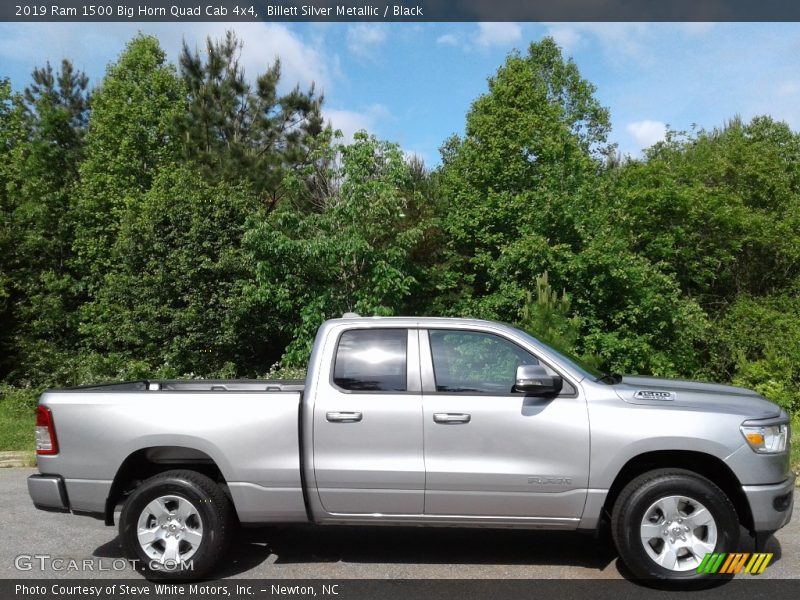 Billett Silver Metallic / Black 2019 Ram 1500 Big Horn Quad Cab 4x4