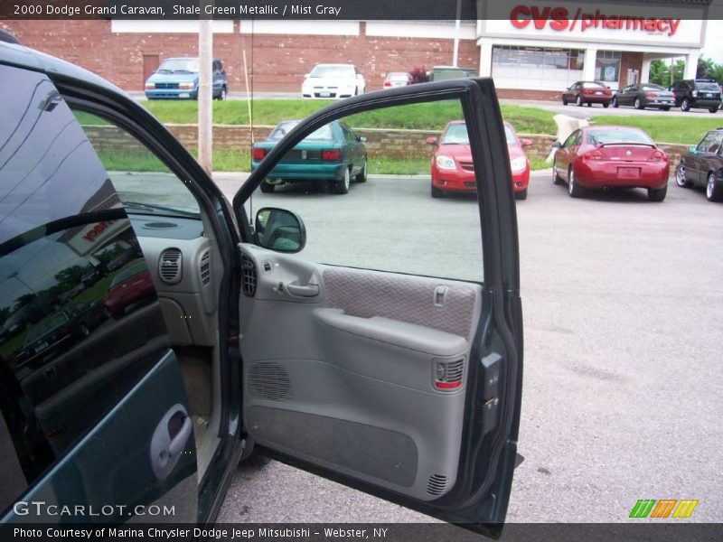 Shale Green Metallic / Mist Gray 2000 Dodge Grand Caravan