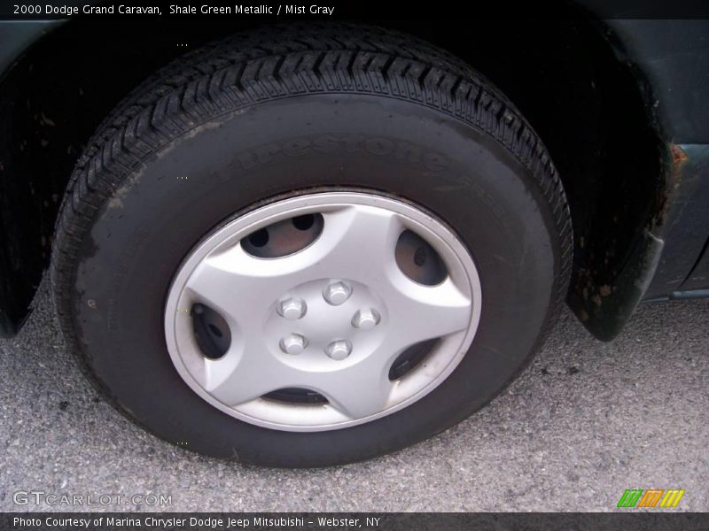 Shale Green Metallic / Mist Gray 2000 Dodge Grand Caravan