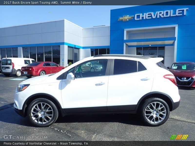 Summit White / Ebony 2017 Buick Encore Sport Touring AWD