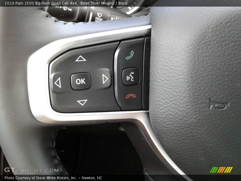 Billett Silver Metallic / Black 2019 Ram 1500 Big Horn Quad Cab 4x4