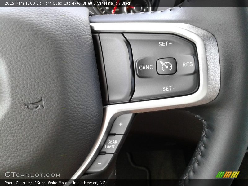 Billett Silver Metallic / Black 2019 Ram 1500 Big Horn Quad Cab 4x4