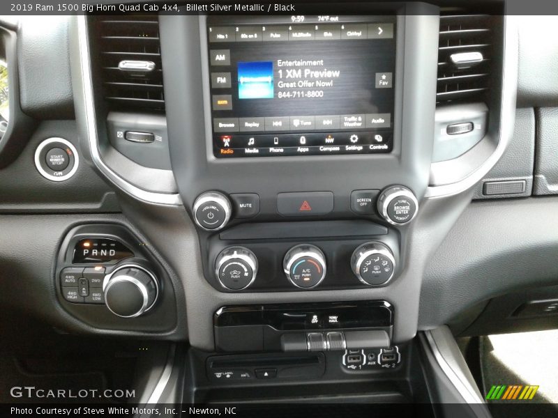 Billett Silver Metallic / Black 2019 Ram 1500 Big Horn Quad Cab 4x4