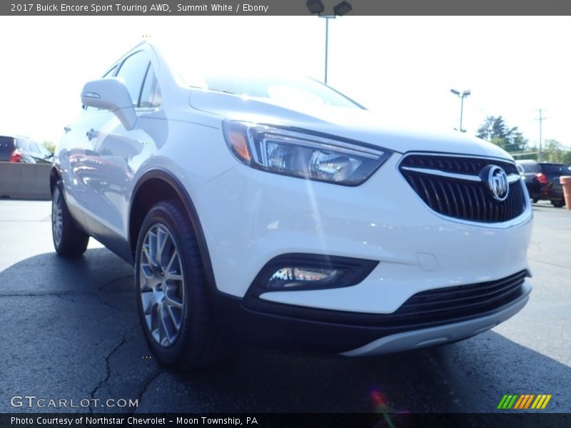 Summit White / Ebony 2017 Buick Encore Sport Touring AWD