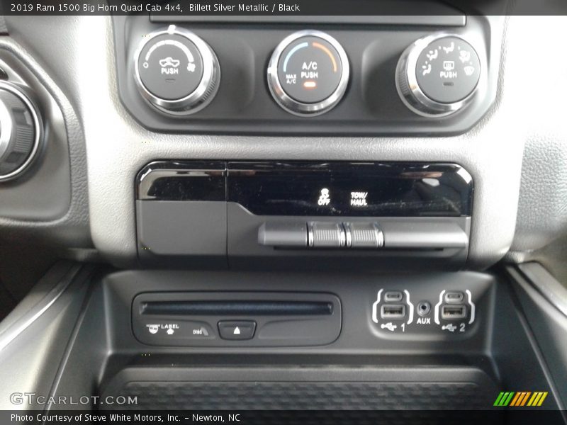 Billett Silver Metallic / Black 2019 Ram 1500 Big Horn Quad Cab 4x4