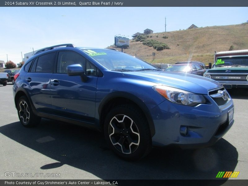 Quartz Blue Pearl / Ivory 2014 Subaru XV Crosstrek 2.0i Limited