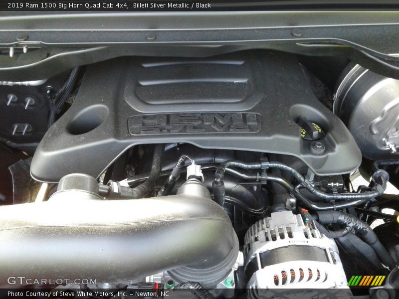 Billett Silver Metallic / Black 2019 Ram 1500 Big Horn Quad Cab 4x4