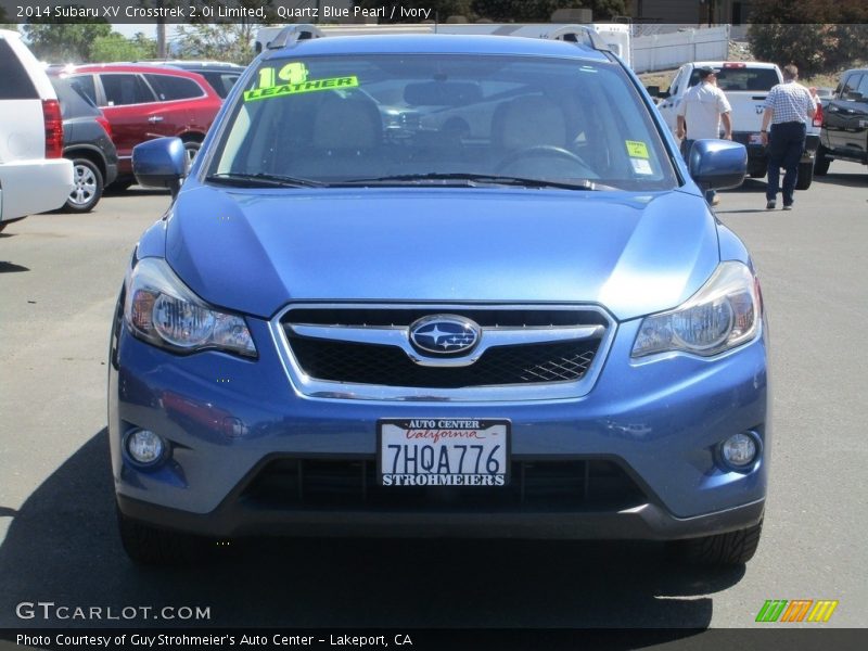 Quartz Blue Pearl / Ivory 2014 Subaru XV Crosstrek 2.0i Limited