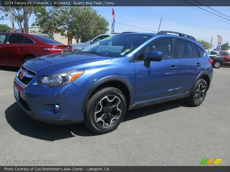 Quartz Blue Pearl / Ivory 2014 Subaru XV Crosstrek 2.0i Limited