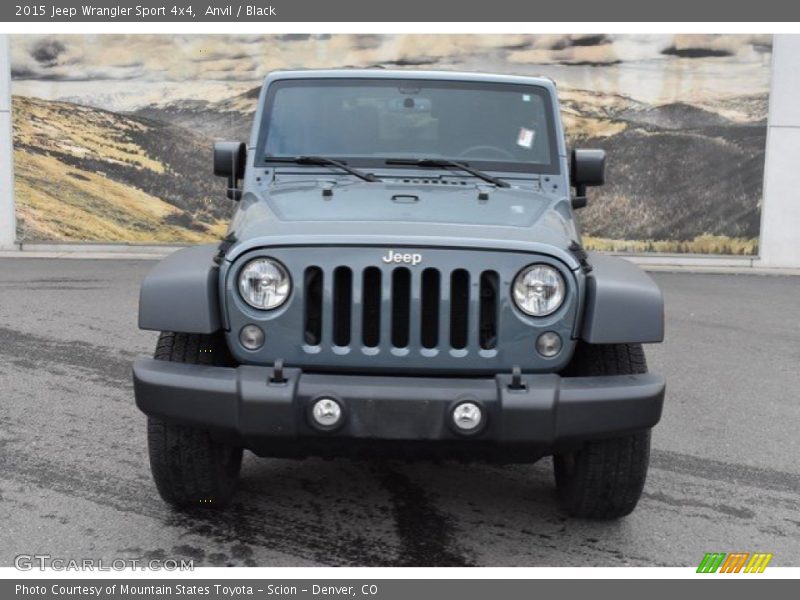 Anvil / Black 2015 Jeep Wrangler Sport 4x4
