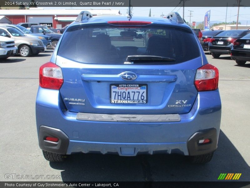 Quartz Blue Pearl / Ivory 2014 Subaru XV Crosstrek 2.0i Limited