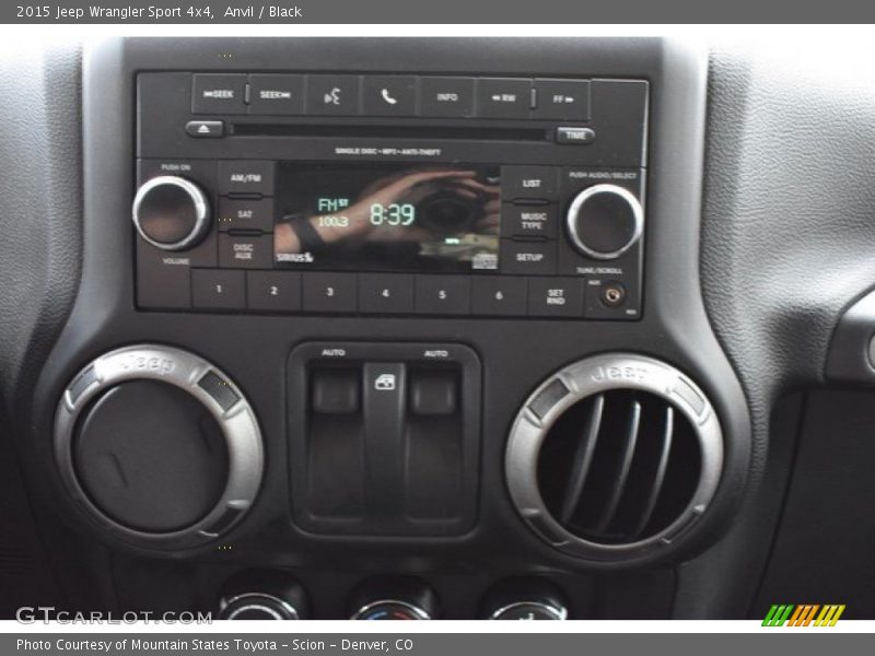 Anvil / Black 2015 Jeep Wrangler Sport 4x4