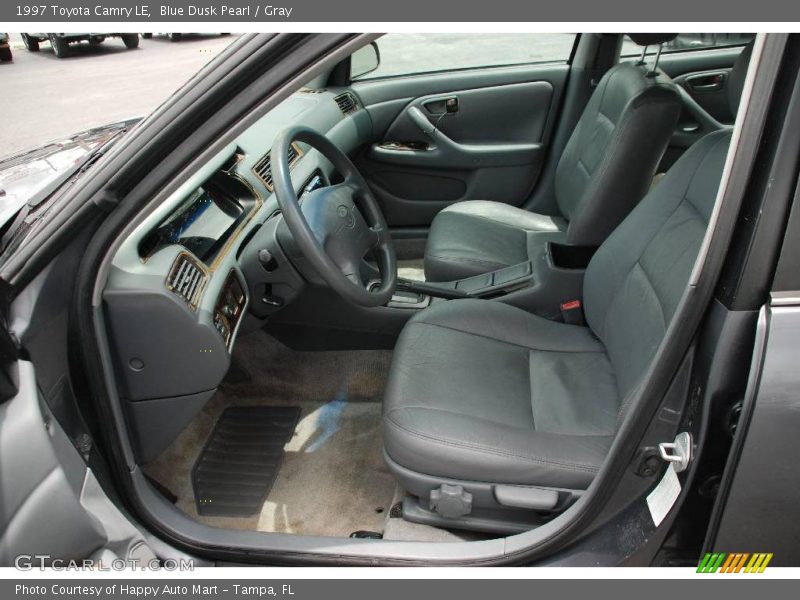 Blue Dusk Pearl / Gray 1997 Toyota Camry LE
