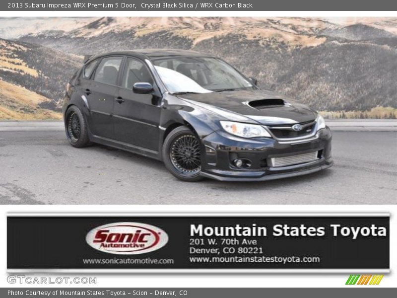 Crystal Black Silica / WRX Carbon Black 2013 Subaru Impreza WRX Premium 5 Door