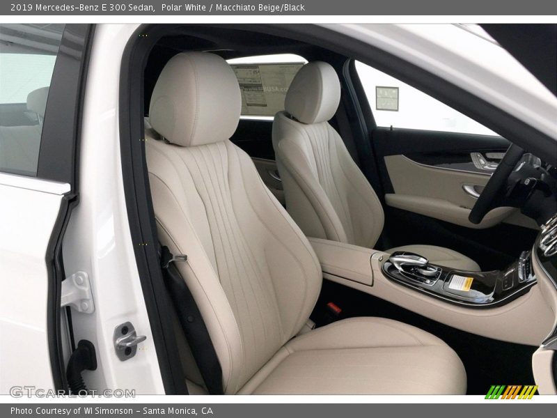 Polar White / Macchiato Beige/Black 2019 Mercedes-Benz E 300 Sedan