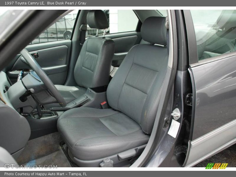 Blue Dusk Pearl / Gray 1997 Toyota Camry LE