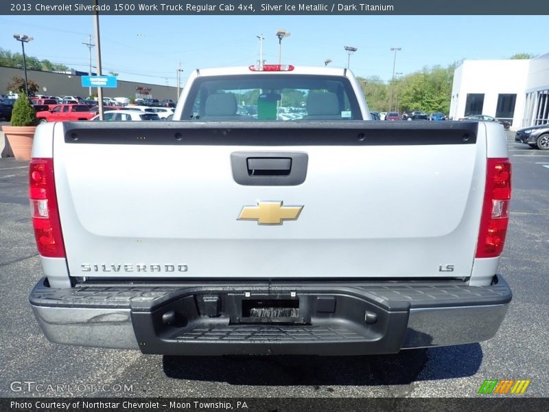 Silver Ice Metallic / Dark Titanium 2013 Chevrolet Silverado 1500 Work Truck Regular Cab 4x4