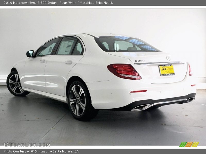 Polar White / Macchiato Beige/Black 2019 Mercedes-Benz E 300 Sedan