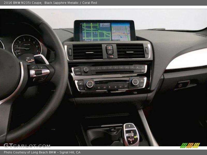 Black Sapphire Metallic / Coral Red 2016 BMW M235i Coupe