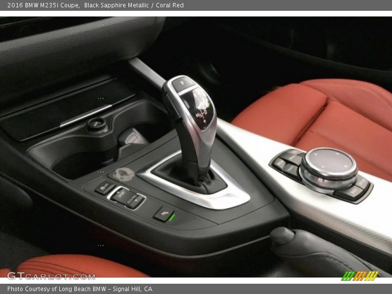 Black Sapphire Metallic / Coral Red 2016 BMW M235i Coupe
