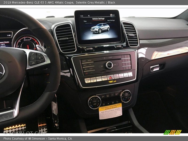 Controls of 2019 GLE 63 S AMG 4Matic Coupe