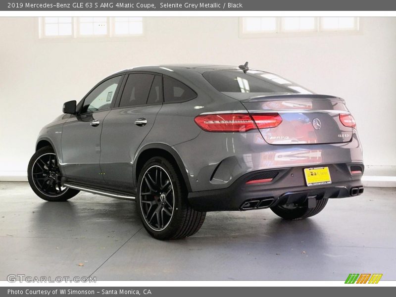 Selenite Grey Metallic / Black 2019 Mercedes-Benz GLE 63 S AMG 4Matic Coupe