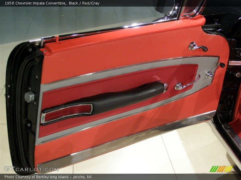 Black / Red/Gray 1958 Chevrolet Impala Convertible