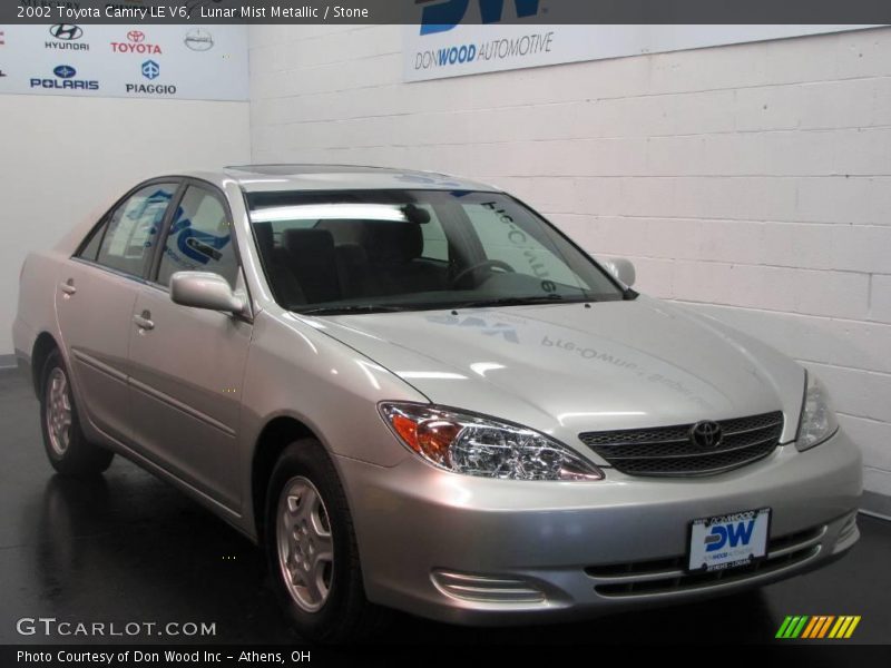 Lunar Mist Metallic / Stone 2002 Toyota Camry LE V6