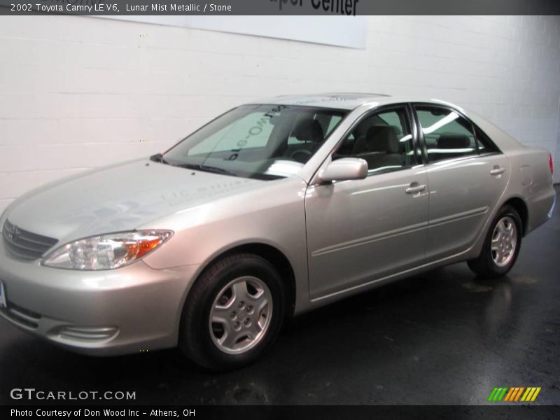 Lunar Mist Metallic / Stone 2002 Toyota Camry LE V6