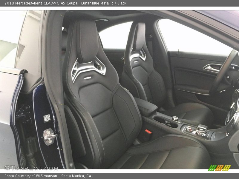 Lunar Blue Metallic / Black 2018 Mercedes-Benz CLA AMG 45 Coupe