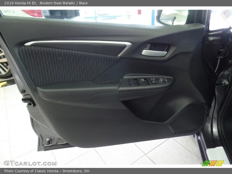 Modern Steel Metallic / Black 2019 Honda Fit EX