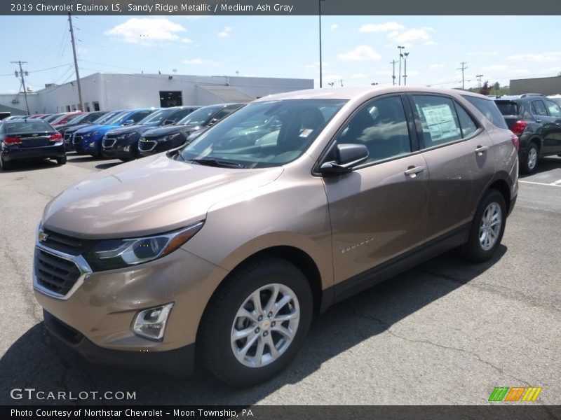 Sandy Ridge Metallic / Medium Ash Gray 2019 Chevrolet Equinox LS