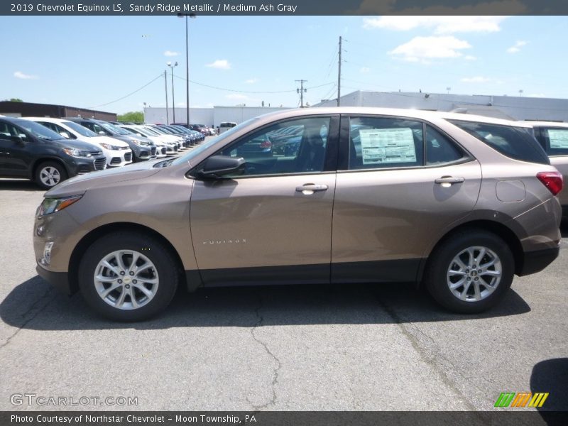 Sandy Ridge Metallic / Medium Ash Gray 2019 Chevrolet Equinox LS