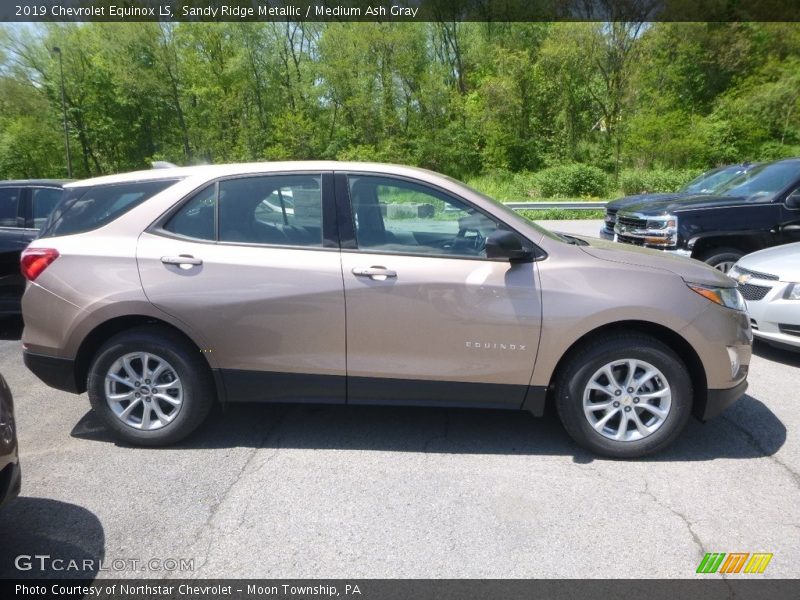 Sandy Ridge Metallic / Medium Ash Gray 2019 Chevrolet Equinox LS